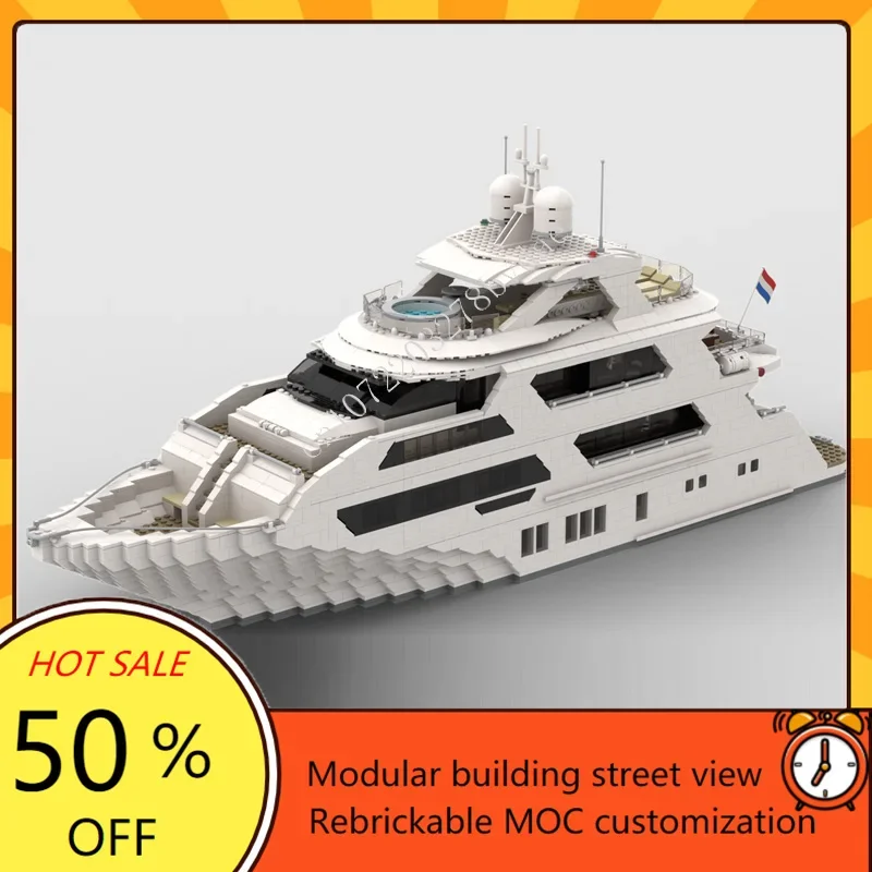 4657PCS Personalizzato MOC Sup - Model Kit Yacht recensione e prezzo