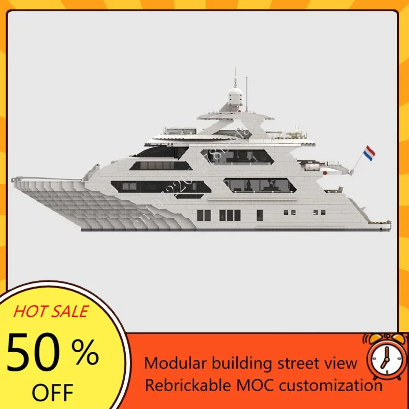 4657PCS Personalizzato MOC Sup - Model Kit Yacht recensione e prezzo